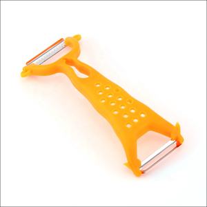 Cocina Fruta Vegie Manzana Pepino Zanahoria Naranja Proveedor Ajo Prensa Hoja de acero Pelador de patatas - Product Image 1