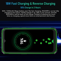 Vente flash Téléphone robuste Blackview BV6200 Pro 6 Go + 128 Go IP68/IP69K 6,56 pouces Android 14 Appareil photo 13 MP Batterie 13000 mAh Utilisation en extérieur