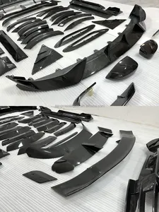 Accessoires automobiles de kit de carrosserie en fibre de carbone sèche de style M pour Aston Martin DBX