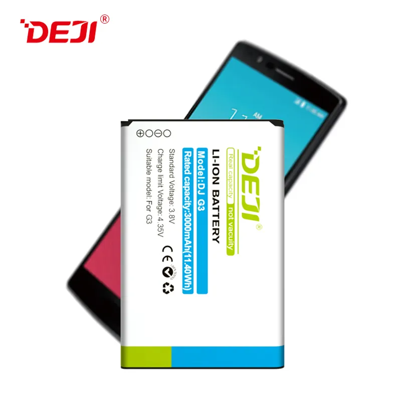 DEJI Manufacturer wholesale BL-53YH battery for LG G3 D850 D855 D857 D858 D859 D830 D851 VS985 F400l