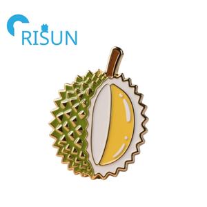 Souvenirs Tropical Tailandia frutas Durian esmalte solapa pines broches Metal personalizado <span class=keywords><strong>Durio</strong></span> Zibethinus Durian esmalte solapa Pin insignia - Product Image 6