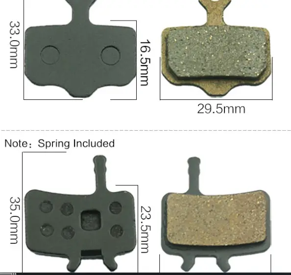 Pastilhas de freio a disco para bicicleta ciclismo para Shimoda Avid Hayes Magura Formula, pastilhas semimetálicas