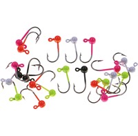 Fliegen binde materialien Runde Blei Jig Köpfe DIY Crappie Forelle Nymphe Fliegen B06