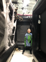 Grand labyrinthe gonflable carnaval jeux de sport en plein air adultes et enfants Halloween maison hantée labyrinthe gonflable pour location commerciale