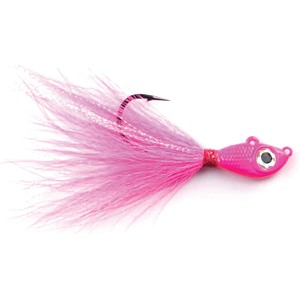 Big Eye Bucktail Jigs Saltwater Hair Jigs Fil Bait Keeper Surf Leurres de pêche pour la pêche au bar B06 - Product Image 1