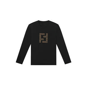 LONFENDE 2025 Otoño, Gran Venta, <span class=keywords><strong>Camiseta</strong></span> Vintage de Uso Diario, Estampado de Moda, Logotipo Clásico, Cuello Redondo, Manga Larga - Product Image 1