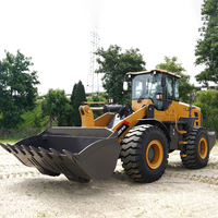 Tersedia Wheel Loader/Front End Loader dengan Kapasitas Angkut 5-5,5 Ton, Berat Badan 16800kg, dan Tinggi Angkat Maksimum 5220mm