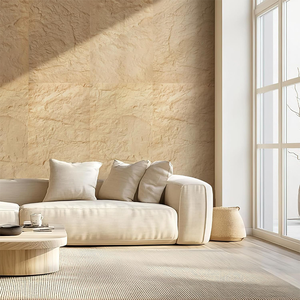 Paneles Decorativos de Pared 3D MCM, Diseño 2026, Tamaño de Muestra, Flexibles, Suaves, Revestimiento de Piedra Artificial Travertino para Interiores - Product Image 6