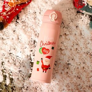 Wholesale Customized Christmas Gift Double Wall Vacuum Thermos School Business Office Stainless Steel Water Bottle - Product Image 1