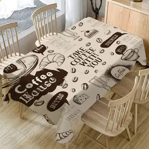 Europe Printed Woven Polyester Cotton Luxury Table Cloth Cover Factory Designs For Wedding And Chair Covers Table Cloth
