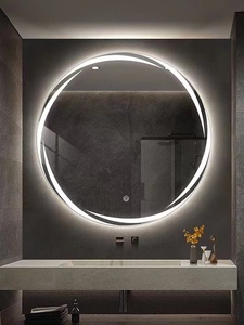 Nouveau <span class=keywords><strong>Miroir</strong></span> LED <span class=keywords><strong>de</strong></span> <span class=keywords><strong>Salle</strong></span> <span class=keywords><strong>de</strong></span> <span class=keywords><strong>Bain</strong></span> Intelligent avec Éclairage Blanc Chaud Anti-Buée et Design Moderne - Product Image 2