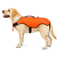 Gilet de sauvetage personnalisé haute visibilité pour chien, sac à dos flottant pour animal de compagnie, gilet de natation réfléchissant avec sangles réglables