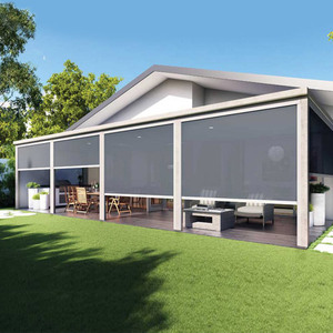 Tùy Chỉnh Điện Bug Bằng Chứng Cửa Sổ Zip Theo Dõi Con Lăn Màu Ngoài Trời Windproof Zip Theo Dõi Màn HÌNH Bên - Product Image 2