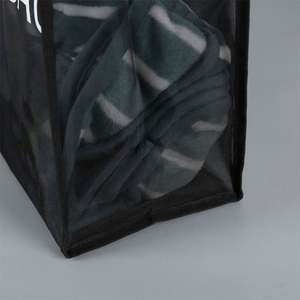 Waterproof Outdoor Polyester & Nylon Mesh Beach <b>Tote</b> Bag Clear <b>with</b> <b>Zipper</b> Closure Solid Color Shopping Bags - Product Image 5