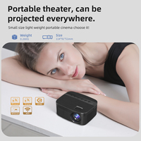Mini vidéoprojecteur portable T11 UC28C version améliorée, projecteur LCD 16:9, lecteur multimédia pour smartphones