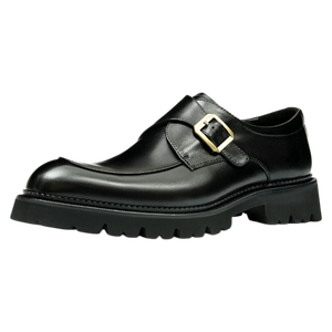 Zapatos de vestir formales de cuero genuino para hombre, hechos a mano, de piel de vacuno de primera calidad, con grabado retro británico. - Product Image 2