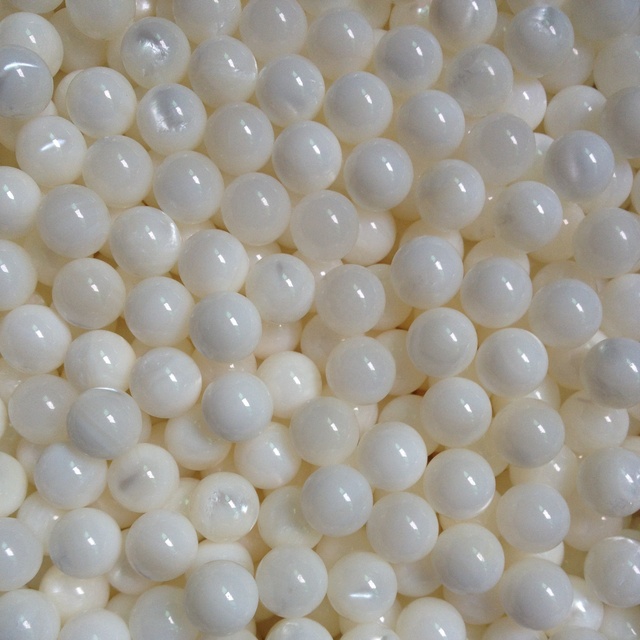 Cheap Natural White Mississippi Shell Pearl Nucleus Without Chemical Treating