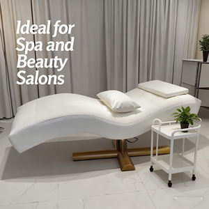 Lettino Estetico Idraulico Curvo in Acciaio Inox Arredamento per Salone Elettrico Regolabile Lettino Spa per Ciglia Lettino da Massaggio Viso - Product Image 5