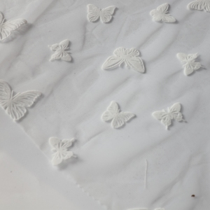 Wholesale Customized Lightweight High Quality White <strong>Tulle</strong> Fabric Knitted Polyester Designed for Wedding Embroidery and Curtain - Product Image 6