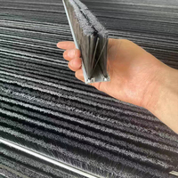 Brosse à poils personnalisée OEM en nylon écologique, alliage d'aluminium, fil d'acier plaqué cuivre, résistante à la poussière, durable, ignifuge