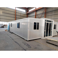 Maison conteneur extensible de 30 pieds, résidence préfabriquée portable pour usage extérieur