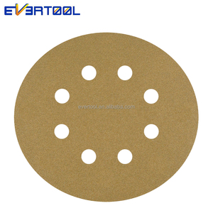 EVERTOOL <span class=keywords><strong>Papier</strong></span> abrasif doré, disque <span class=keywords><strong>de</strong></span> ponçage adhésif, <span class=keywords><strong>papier</strong></span> abrasif abrasif, disque <span class=keywords><strong>de</strong></span> ponçage 125 mm, <span class=keywords><strong>papier</strong></span> abrasif pour acier inoxydable - Product Image 4