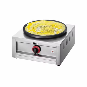 Crêpière Électrique Professionnelle et Domestique Grande Taille Antiadhésive avec <span class=keywords><strong>Plaque</strong></span> en <span class=keywords><strong>Fonte</strong></span> et Corps en Acier Inoxydable - Product Image 1