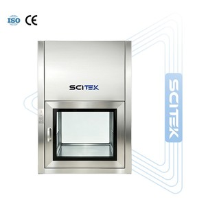 Boîte de transfert SCITEK en acier inoxydable 304 avec interverrouillage statique pour salle blanche - Product Image 2
