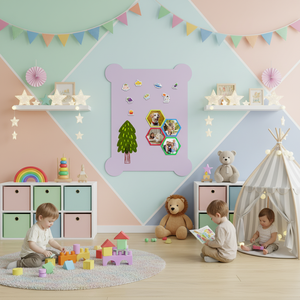 Adesivi Murali Magnetici Multifunzionali a Bassa Adesività per Camerette dei Bambini, Lavagna Magnetica per Scrittura - Product Image 3