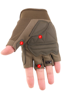 DFTG207 Outdoor Sports Hunting Hunting Riding Camping Working Tactical Gloves <b>Half</b> Finger Anti <b>slip</b> - Product Image 6