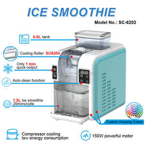 <span class=keywords><strong>Machine</strong></span> à glaçons commerciale SOHEF pour usage professionnel, boissons en bouteille, faible bruit, moteur DC, fenêtre transparente pour bar/café - Product Image 4