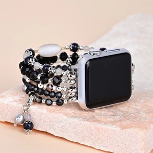 Trendybay pierre gemmes naturelles créatives pour <span class=keywords><strong>Apple</strong></span> <span class=keywords><strong>Watch</strong></span> Band perles Boho 3X Wrap Vegan corde montre <span class=keywords><strong>Bracelet</strong></span> <span class=keywords><strong>Bracelet</strong></span> <span class=keywords><strong>Bracelet</strong></span> - Product Image 4