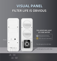 Filtre Pur 800G Alcalin 3-en-1 – Purificateur d'eau sous comptoir à osmose inverse avec filtre composite pour maison intelligente
