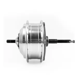 300rpm 35km/h 36V 250W Electric Bicycle Back Wheel Silver Color Brushless Hub Motor