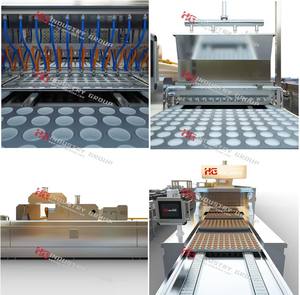 2025 पूर्ण स्वचालित बड़े पैमाने 304 स्टेनलेस स्टील कपकेक से भरा केक उत्पादन लाइन आटा मिक्सर 50 वर्षीय स्रोत निर्माता - Product Image 4
