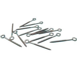 2025 Factory Custom Direkt vertrieb Vernickelte Schaf-Augen nägel Schrauben Haken Ringe Nägel Schlaufen haken Schrauben auge - Product Image 1
