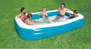 Family lounge piscina inflable para niño bebé, juguetes al aire libre de natación para <span class=keywords><strong>niños</strong></span> o adultos de tamaño completo para fiesta de agua de verano en jardín - Product Image 4