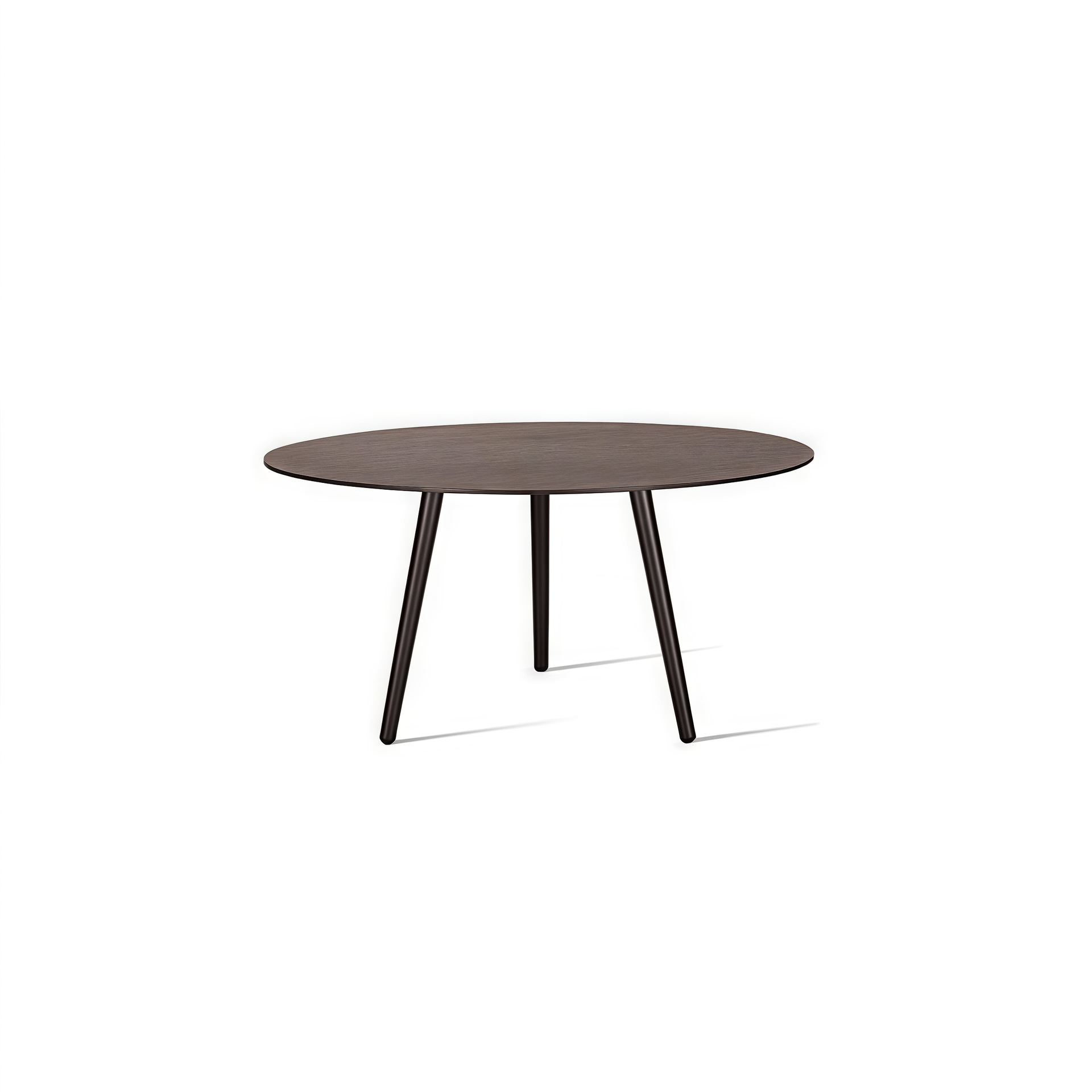 Tavolino rotondo con piano in pietra - diametro 60 cm, altezza 32 cm