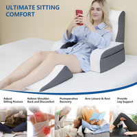 Oreiller de lecture Offres Spéciales pour lit assis TV livre oreiller de jeu 4 pièces oreiller de soutien du dos pour lit dossier chaise avec bras