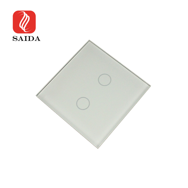 Silk Screen Printing Light Switch Touch Panel Glass AF AG Coating