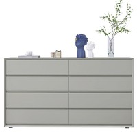 Armoire italienne simple et moderne à huit tiroirs Buffet de rangement de peinture pour meubles de maquillage pour chambre à coucher salon nordique