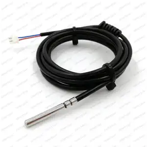 Hoge Temperatuur Rtd Thermistor Temperatuursensor Pt1000 Met 1M Siliconen Kabel