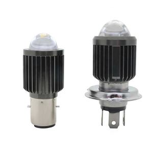 مزدوج اللون CSP العارض عدسة دراجة نارية المصابيح الأمامية H6 BA20D H4 LED مرحبا لو شعاع موتو قيادة دراجة نارية مصابيح LED - Product Image 1