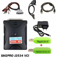 SM2 PRO J2534 Electric Code Reader Professional English Automotive Diagnostics Programming Tool Supports 67 Modules 12V Cars