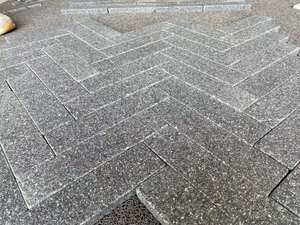 Màu xanh lá cây tự nhiên porphyry Baton Granite lát sân vườn sàn gạch xương cá màu xanh lá cây porphyre Batten tường Dải gạch giảm - Product Image 2