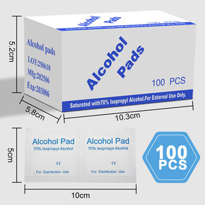 Toallitas Desinfectantes Personalizadas con <span class=keywords><strong>Alcohol</strong></span> <span class=keywords><strong>Isopropílico</strong></span> al 70% para Teléfonos Móviles, 100 Unidades de 3x6cm, de un Solo Uso, para Uso Doméstico, Antisépticas - Product Image 3