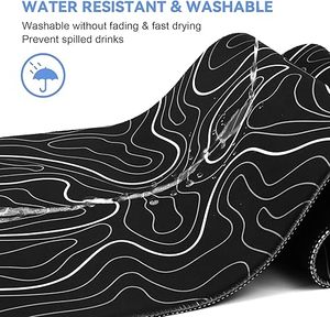 Dòng tối giản lớn tấm lót chuột nhà máy Trung Quốc bán buôn tùy chỉnh in kích thước tùy chỉnh vải trống thăng hoa chuột Pad - Product Image 2