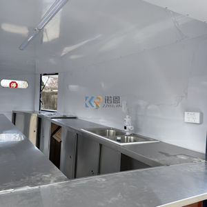 Chariot de nourriture en plein air shawarma/kiosque de nourriture de rue/chariots de café remorque de nourriture mobile - Product Image 4