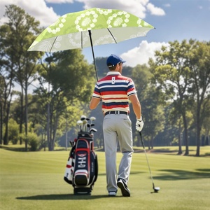 Two People With Strong Wind Resistance Water Repellent Fabric Comfort Handle Golf <b>Umbrella</b> for All Weather Protection - Product Image 6