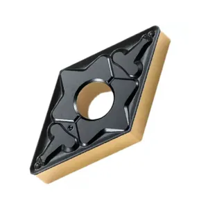 Zhuzhou Nc Dubbel-Kleur Gecementeerde Carbide Draaibank Snijgereedschap Machine Draaien Inzetstukken Staal Verwerking Rhomboid Dnmg110404